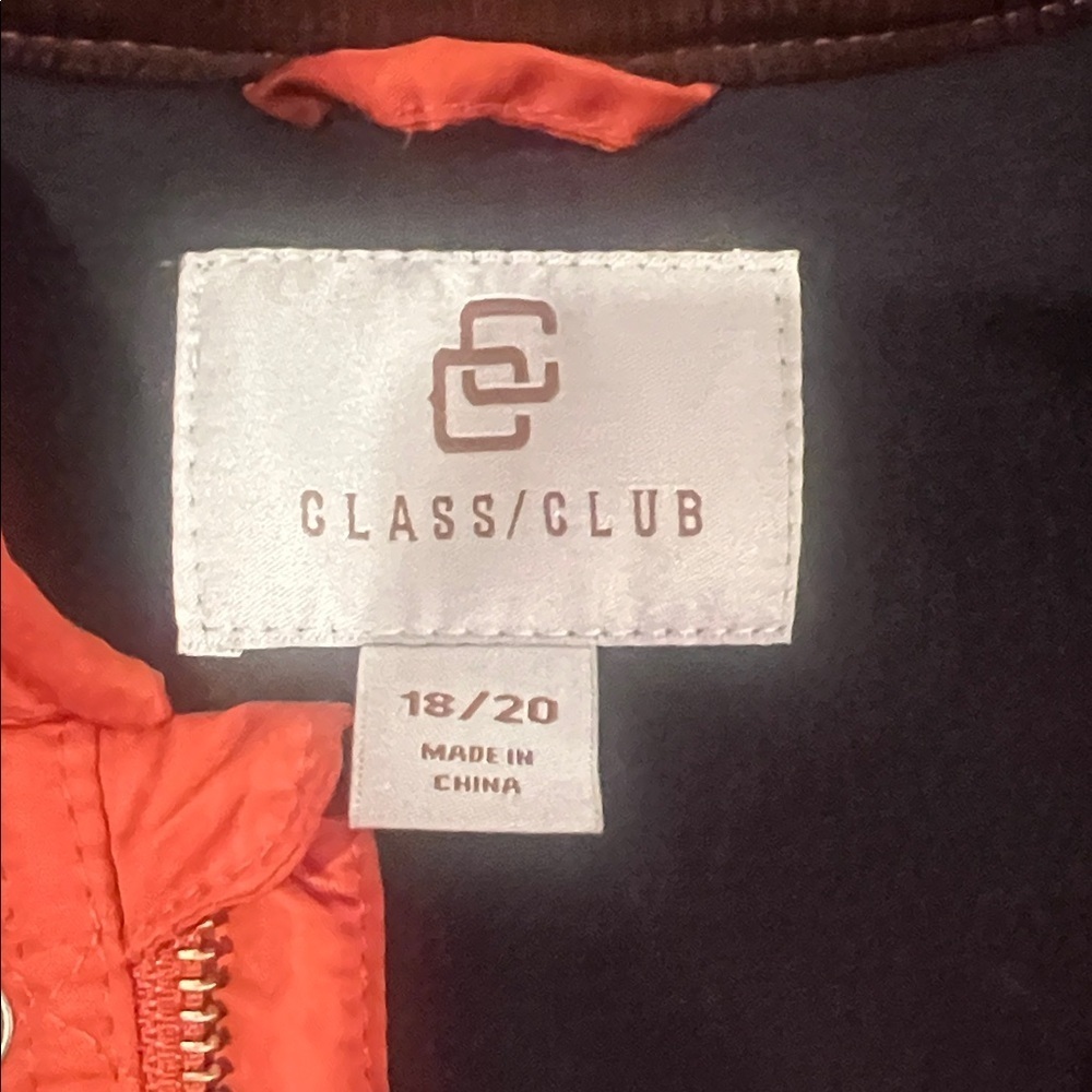 Class Club Orange Quilted Vest for boys - Picture 3 of 9